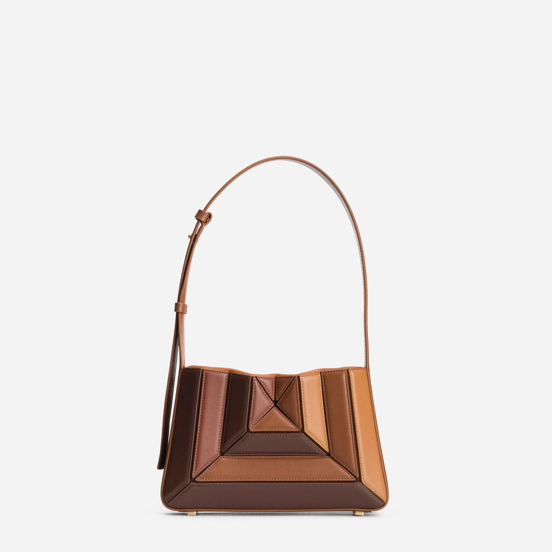 Mini Sera Éclat leather bag in Praline