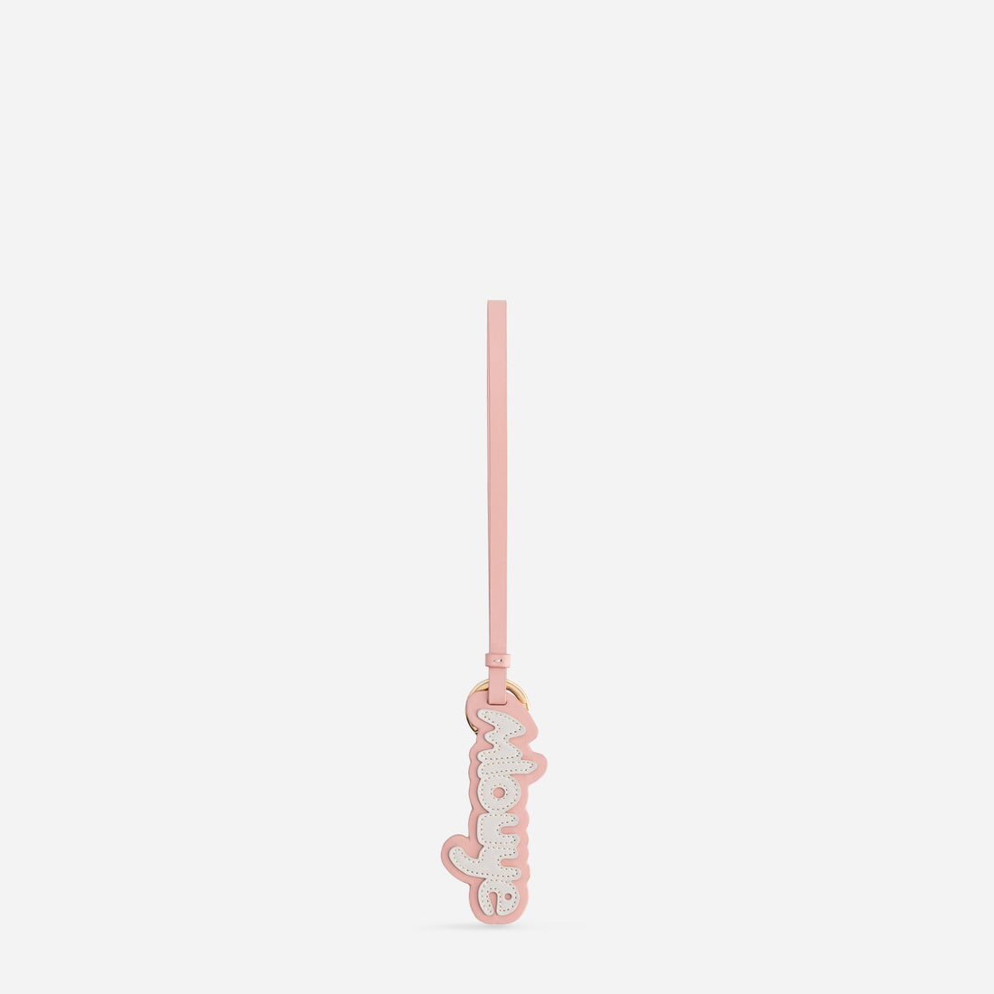 Mlouye Logo Keyring in Pink