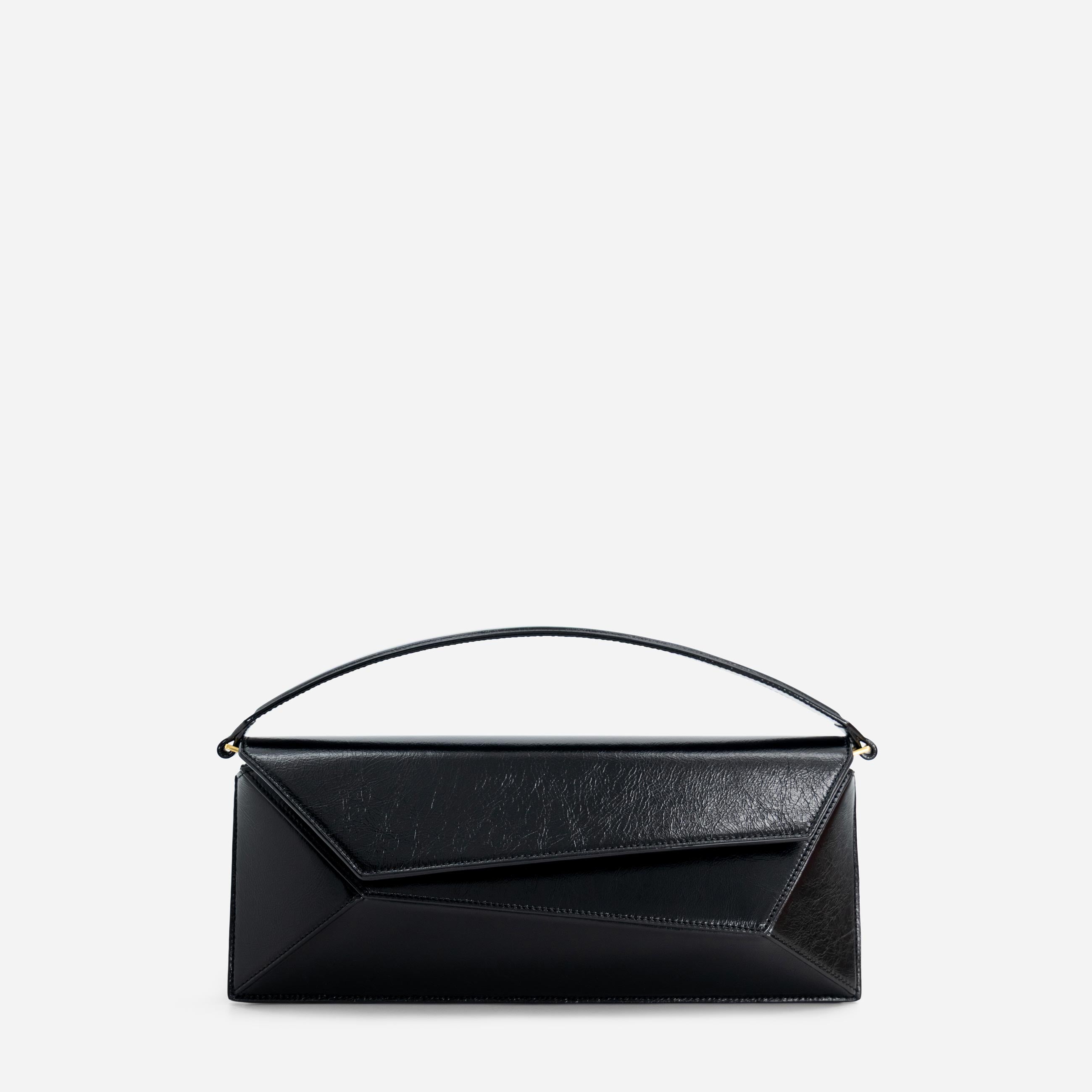 Naomi Baguette - Crinkled Black