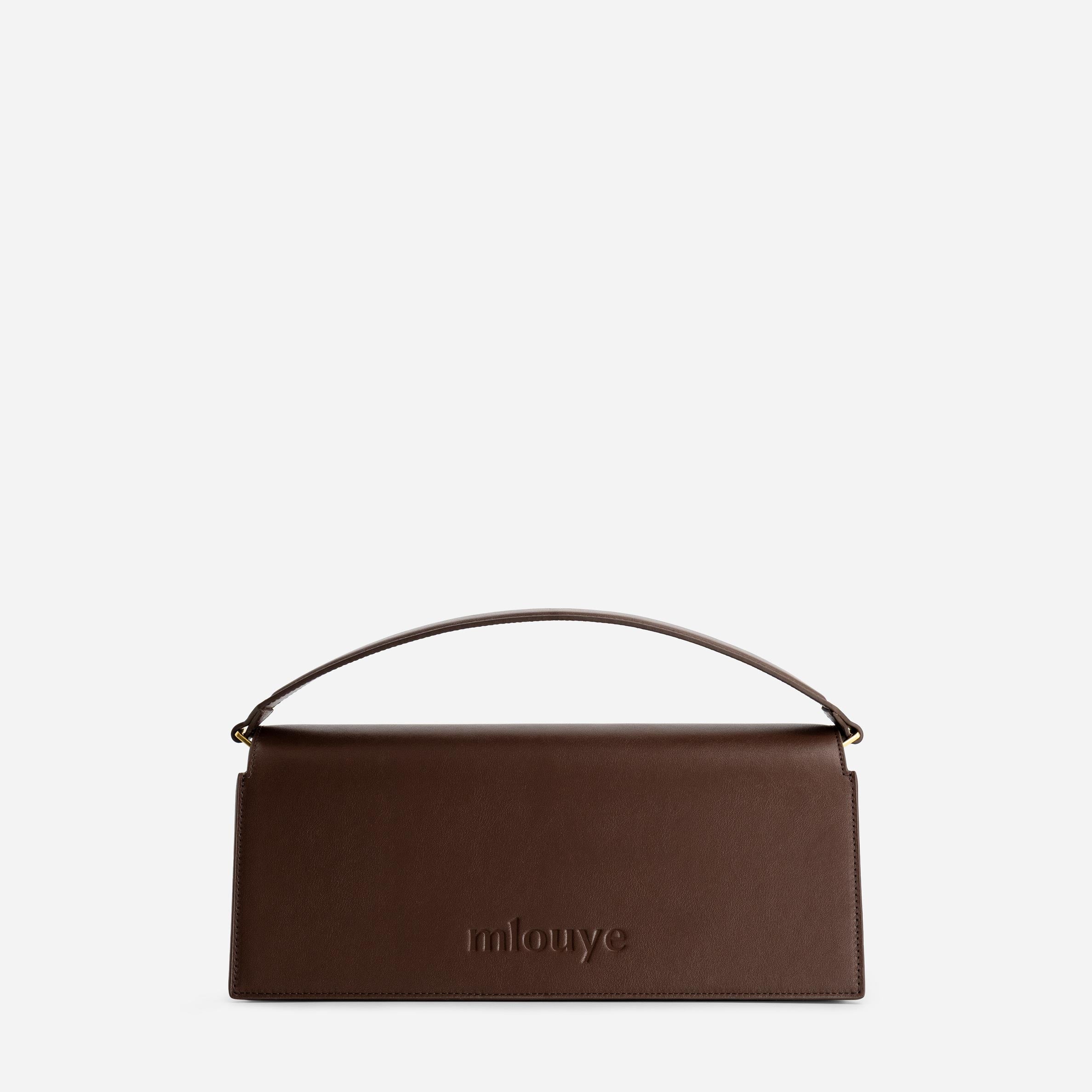 Naomi Baguette - Suede Espresso