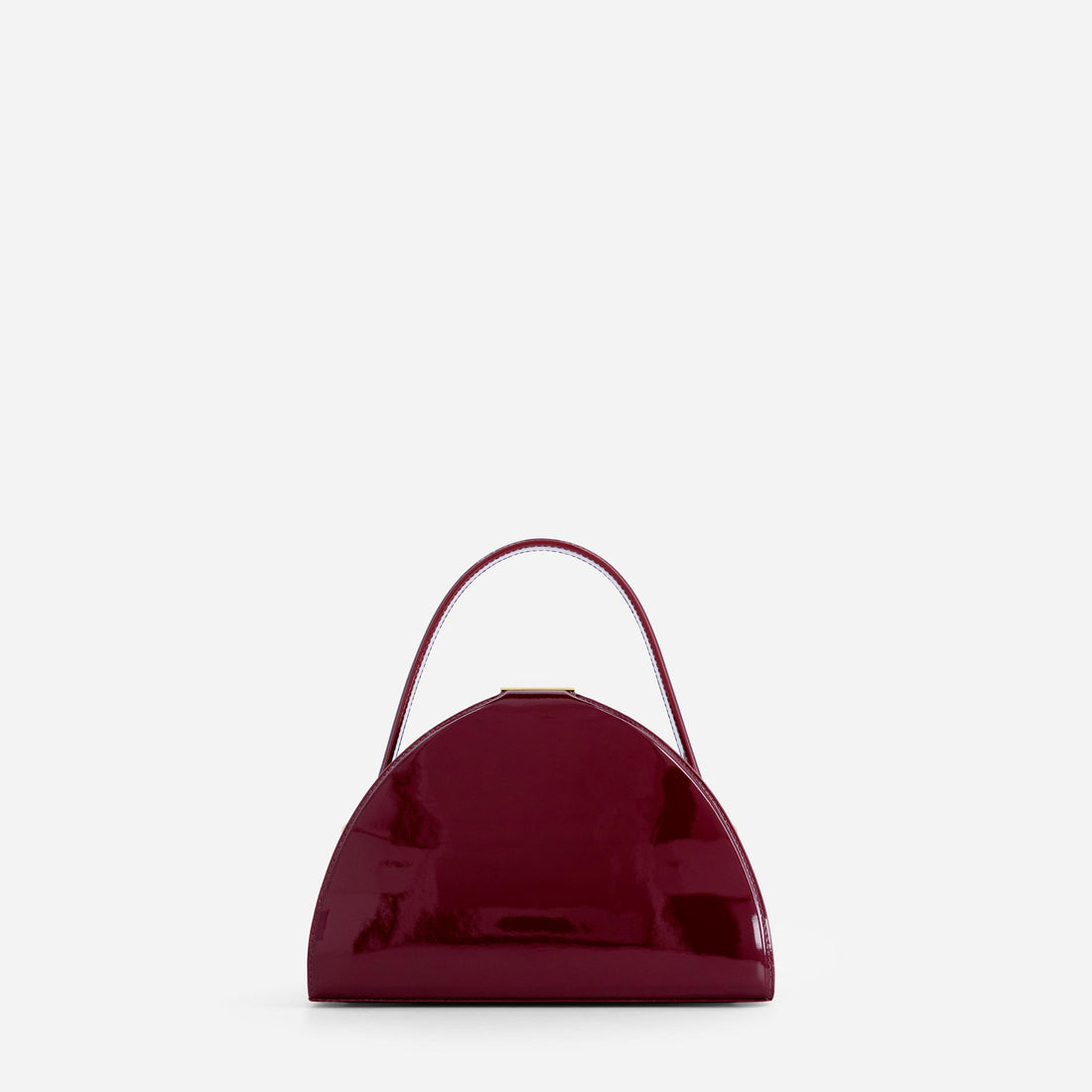 Pandora bag in Patent Bordeaux