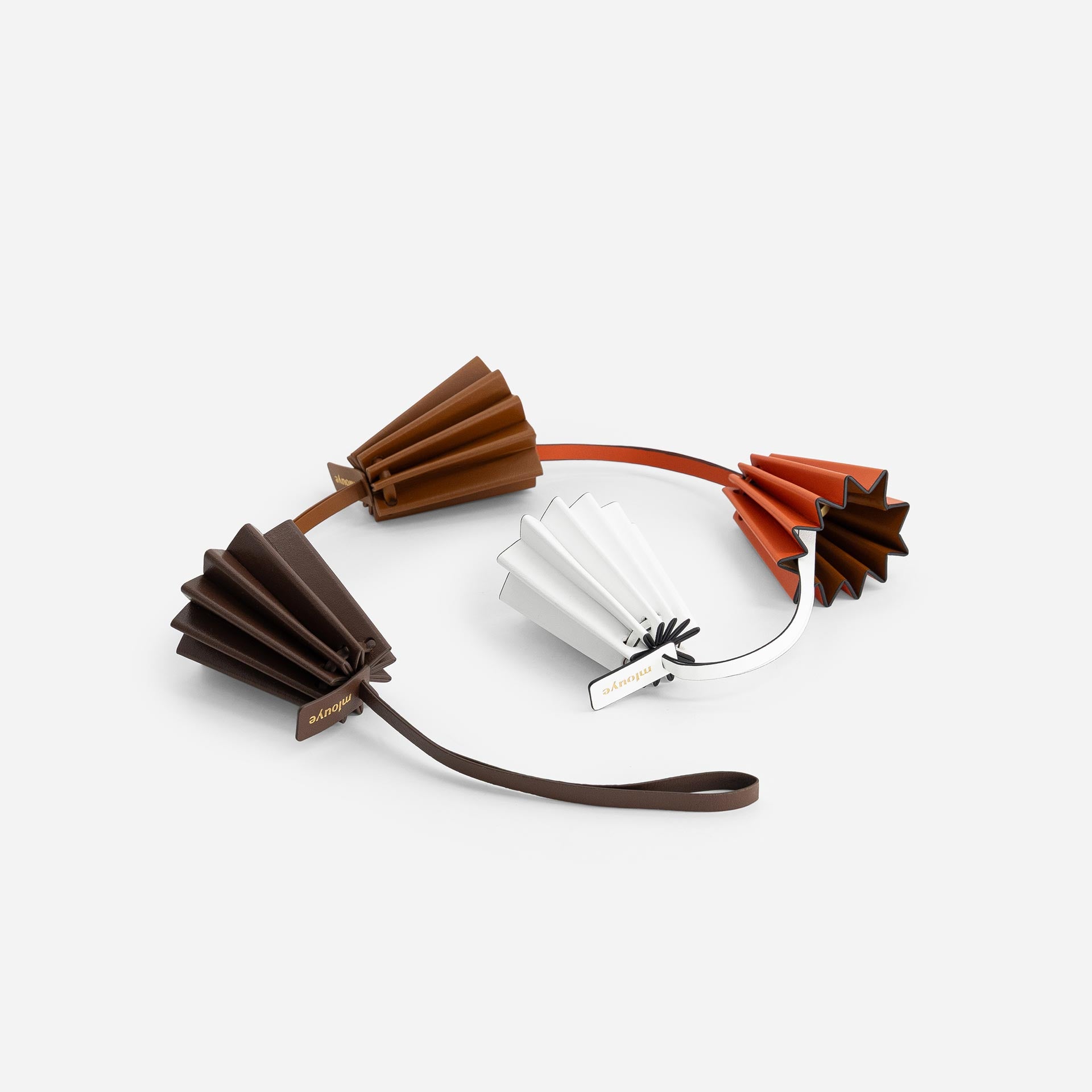 Pleated Keyholder - Espresso