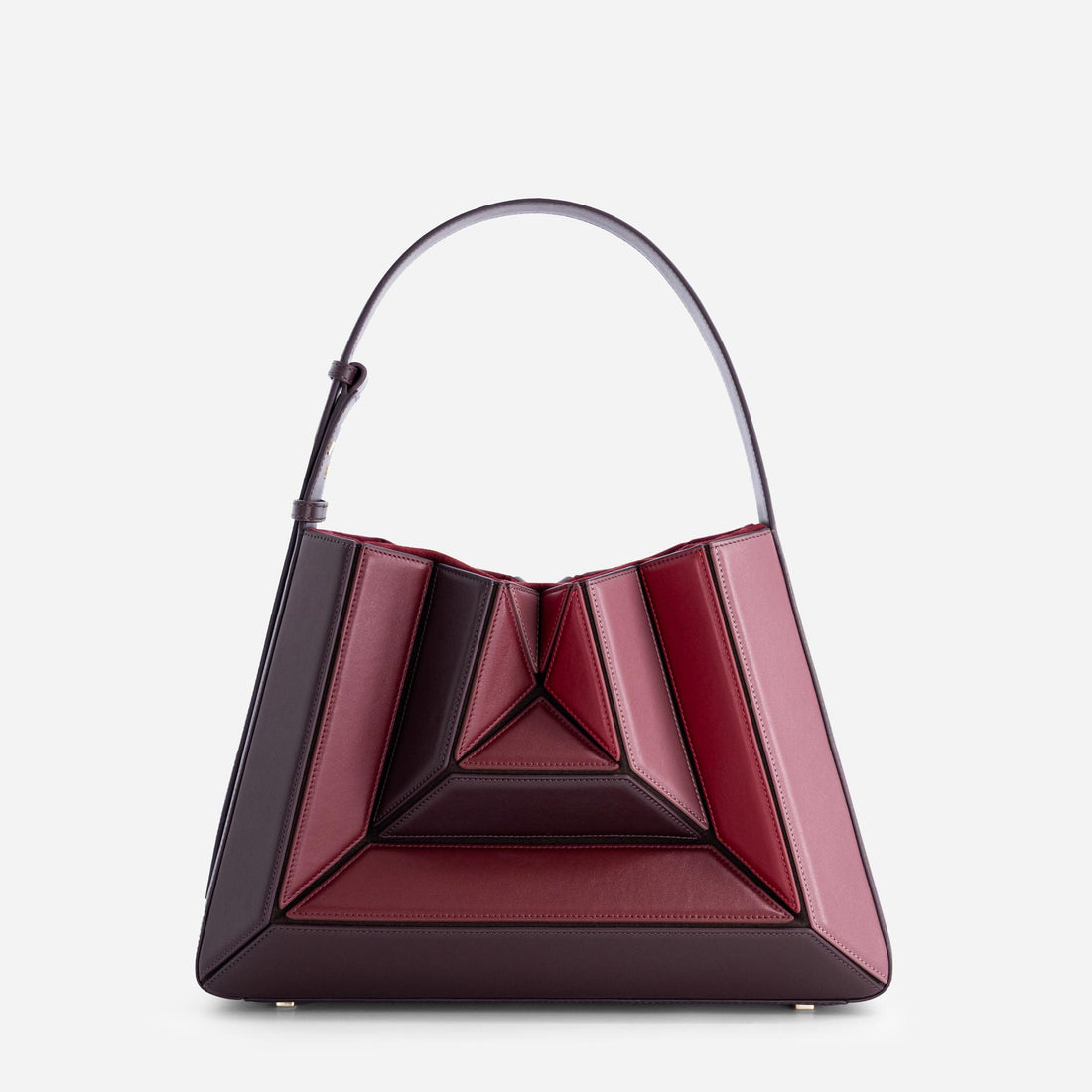 Sera Éclat leather bag in Cranberry