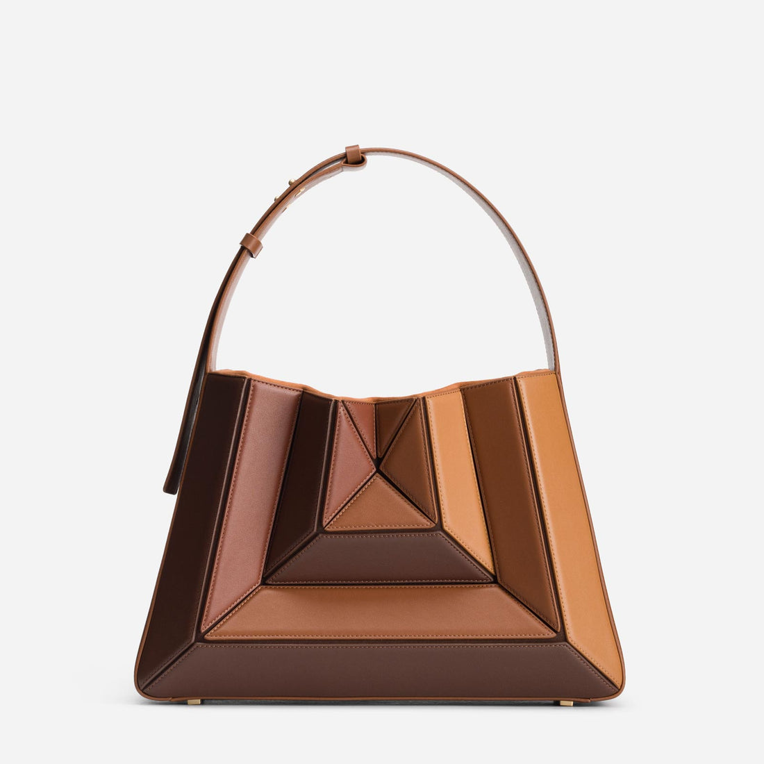 Sera Éclat leather bag in Praline