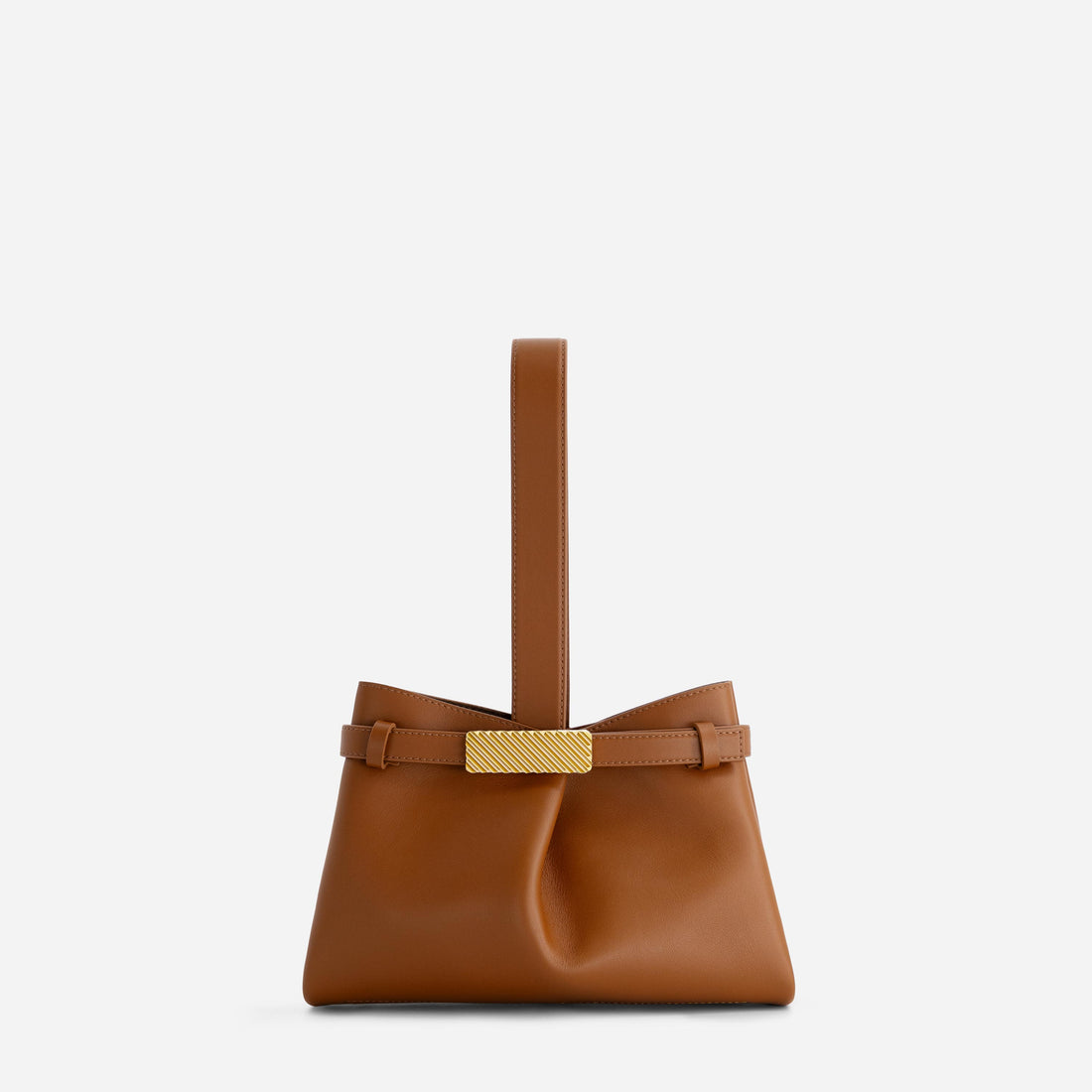 Span Clutch in Tan