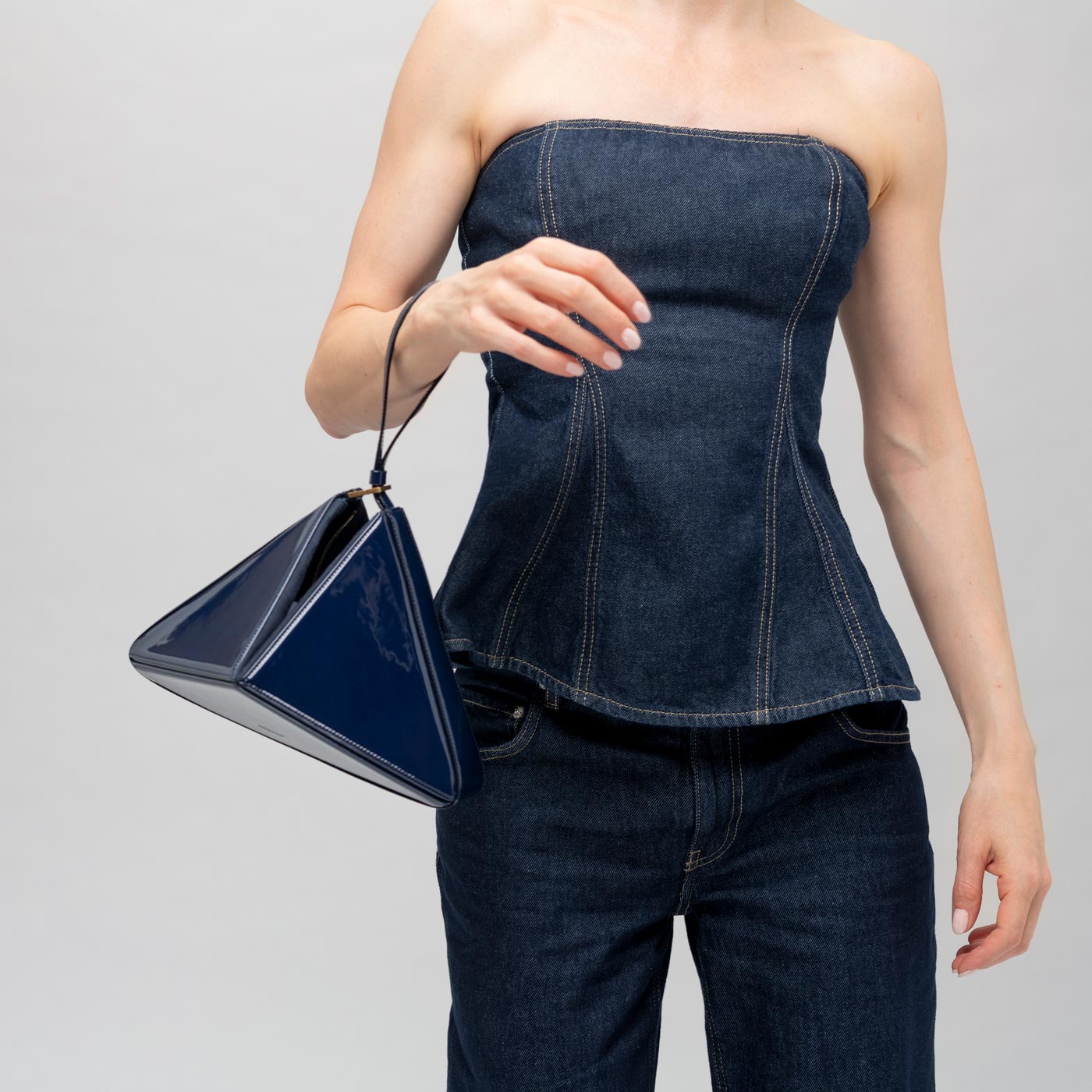 Flex Bag - Patent Brown