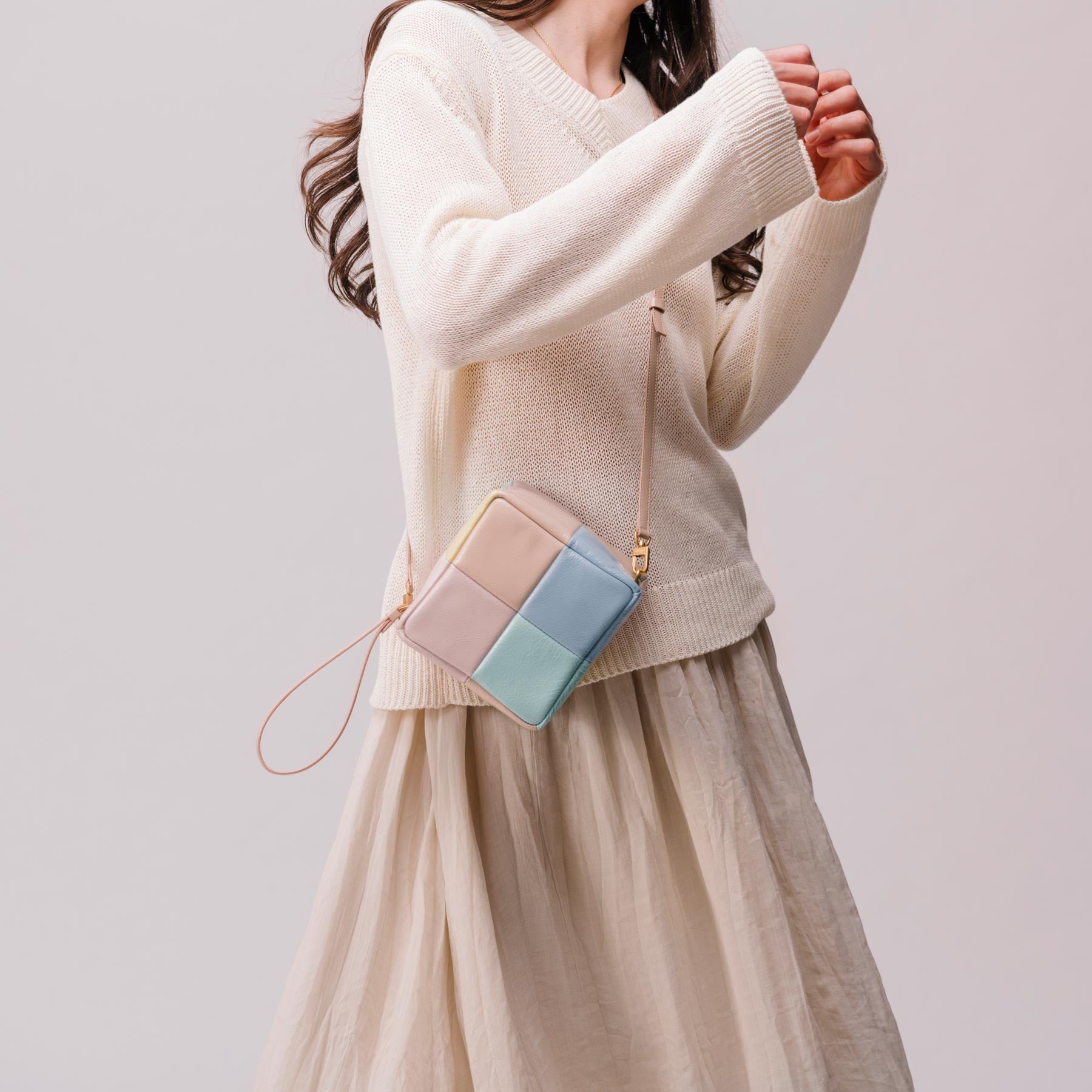 Grid Clutch - Naplak Bordeaux