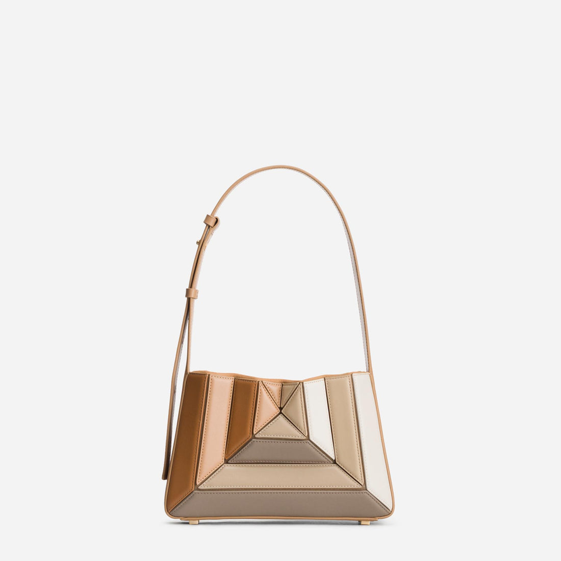 Mini Sera Éclat leather bag in Milky