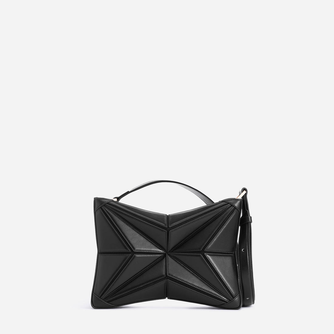 Atlas leather bag in Black
