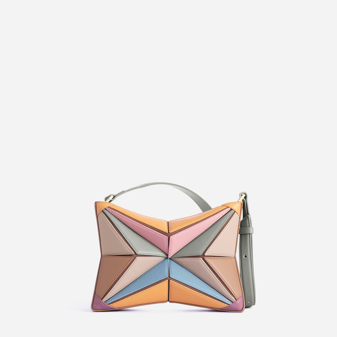 Atlas leather bag in Pastel