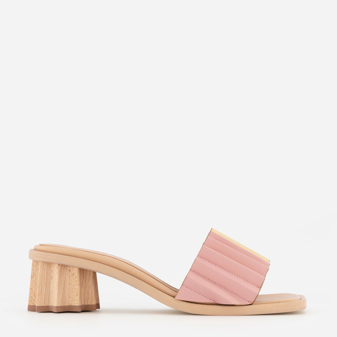 Louise Heeled Slide in Gummy
