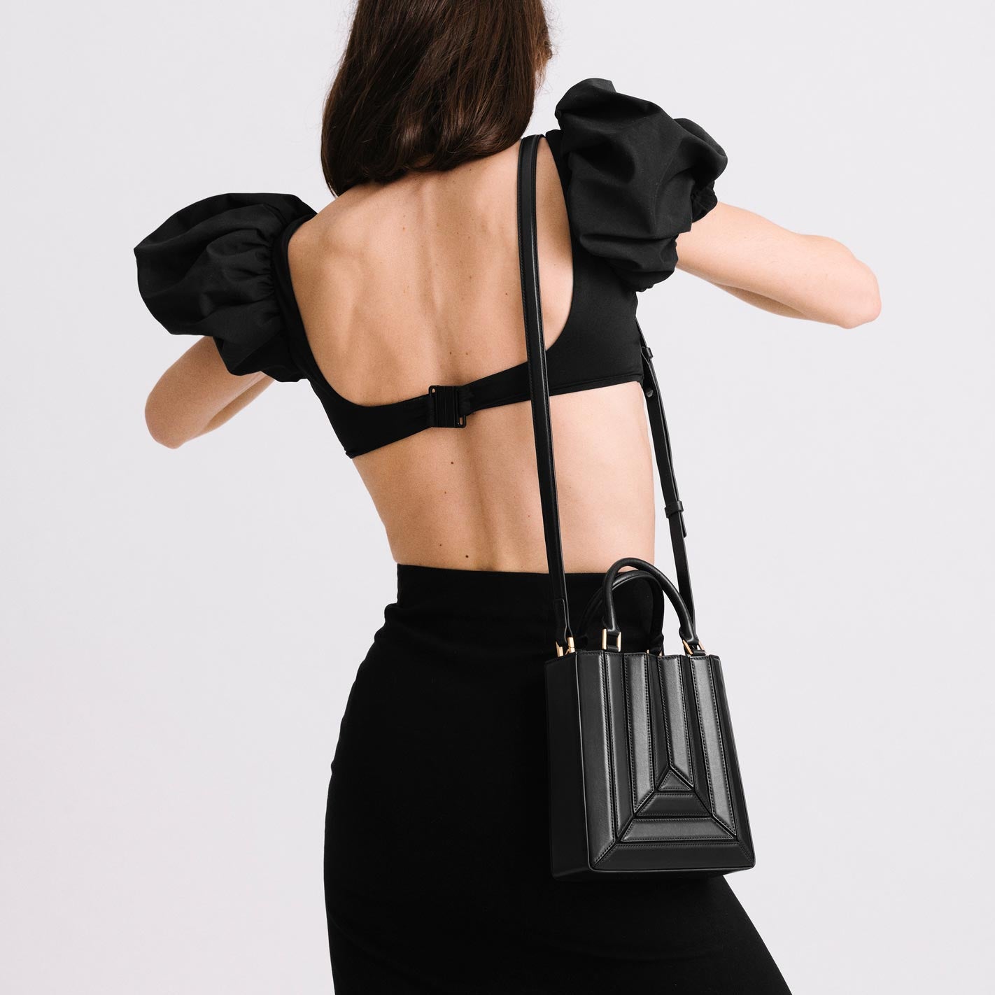 Sera Tall Tote Mini - Black